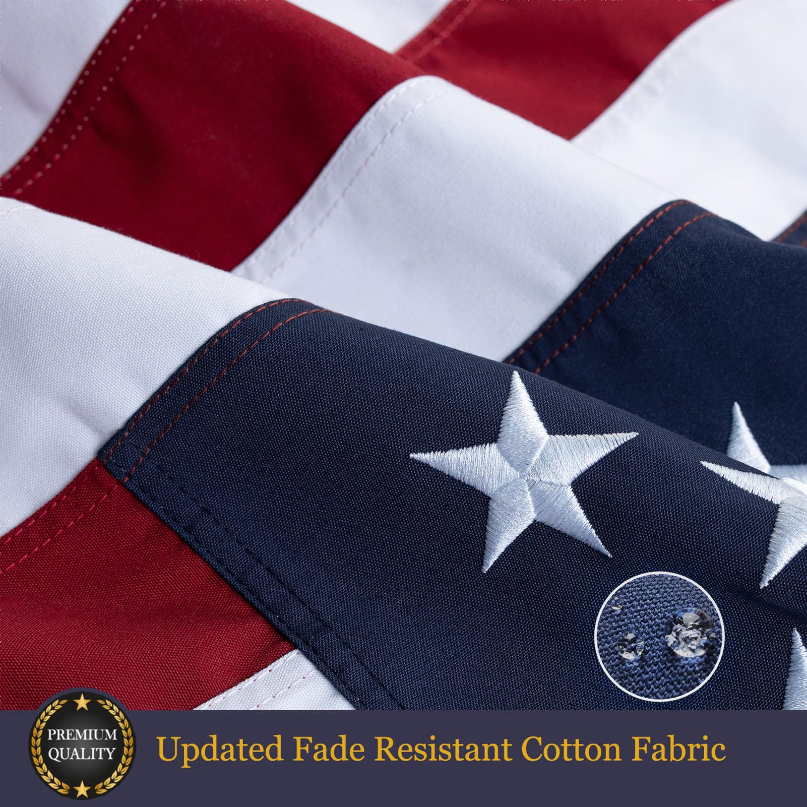 Homissor USA Flag displayed outdoors