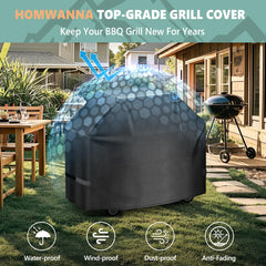 HomWanna Grill Cover 75 Inch on Weber Summit grill