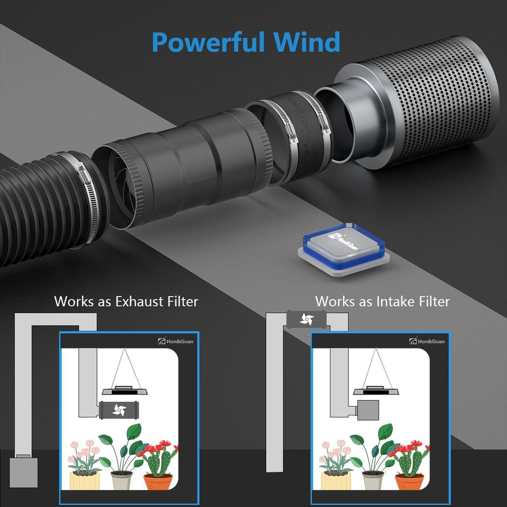Hon&Guan blower fan installed in a kitchen environment