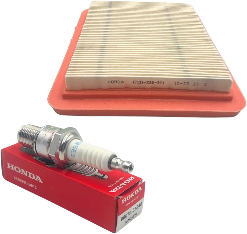 Honda spark plug 98079-55846 included in the lawn mower tune-up kit