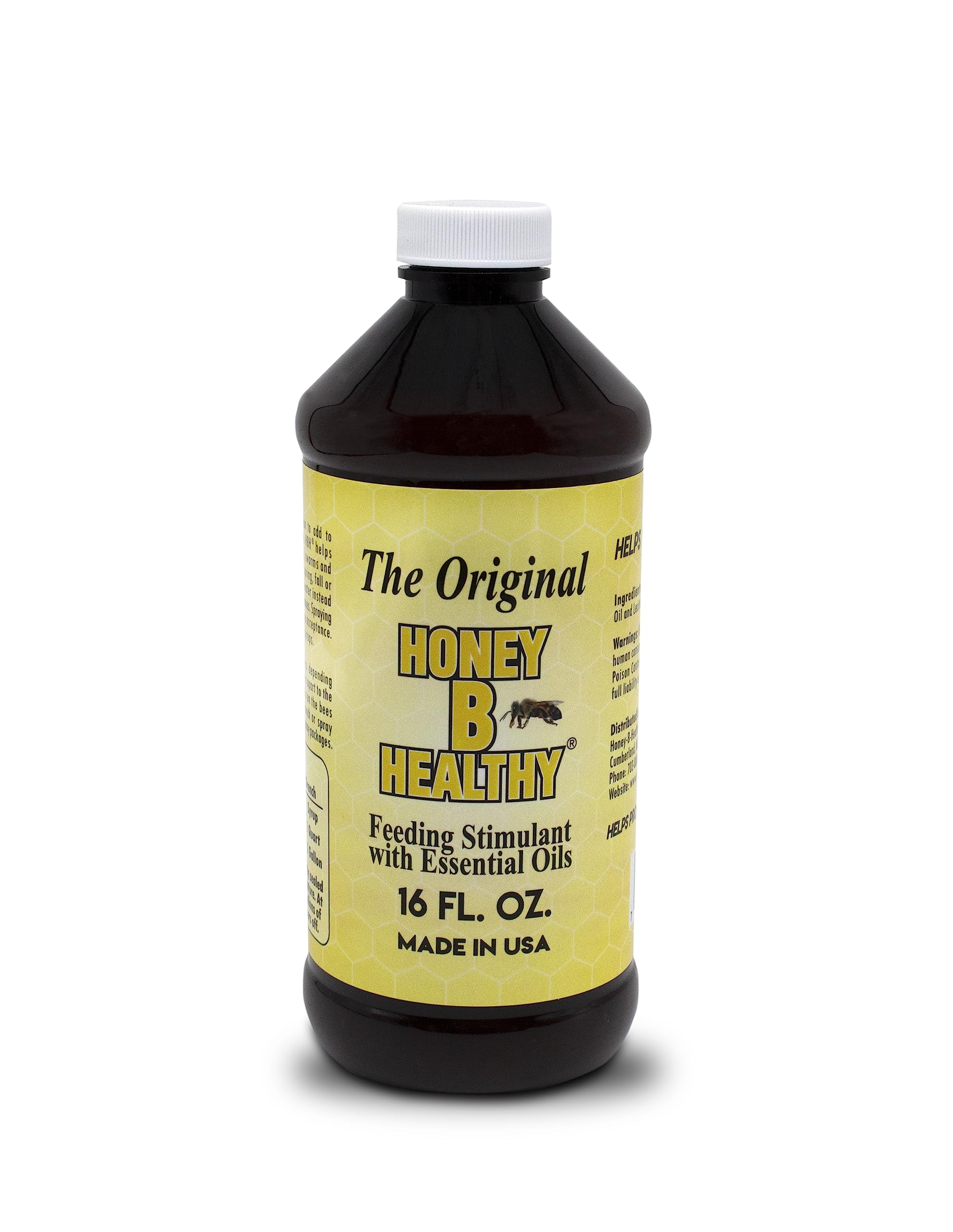 Honey B Healthy 16 oz feeding stimulant bottle front view