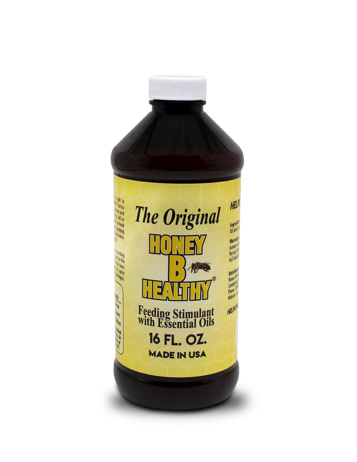 Honey B Healthy 16 oz feeding stimulant bottle front view