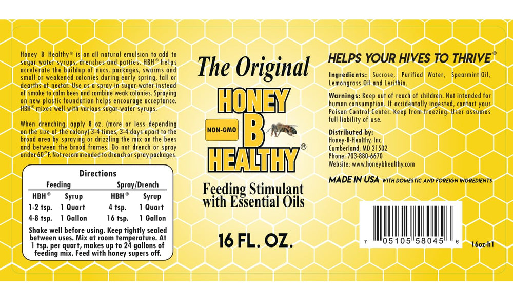 Honey B Healthy feeding stimulant in garden setting