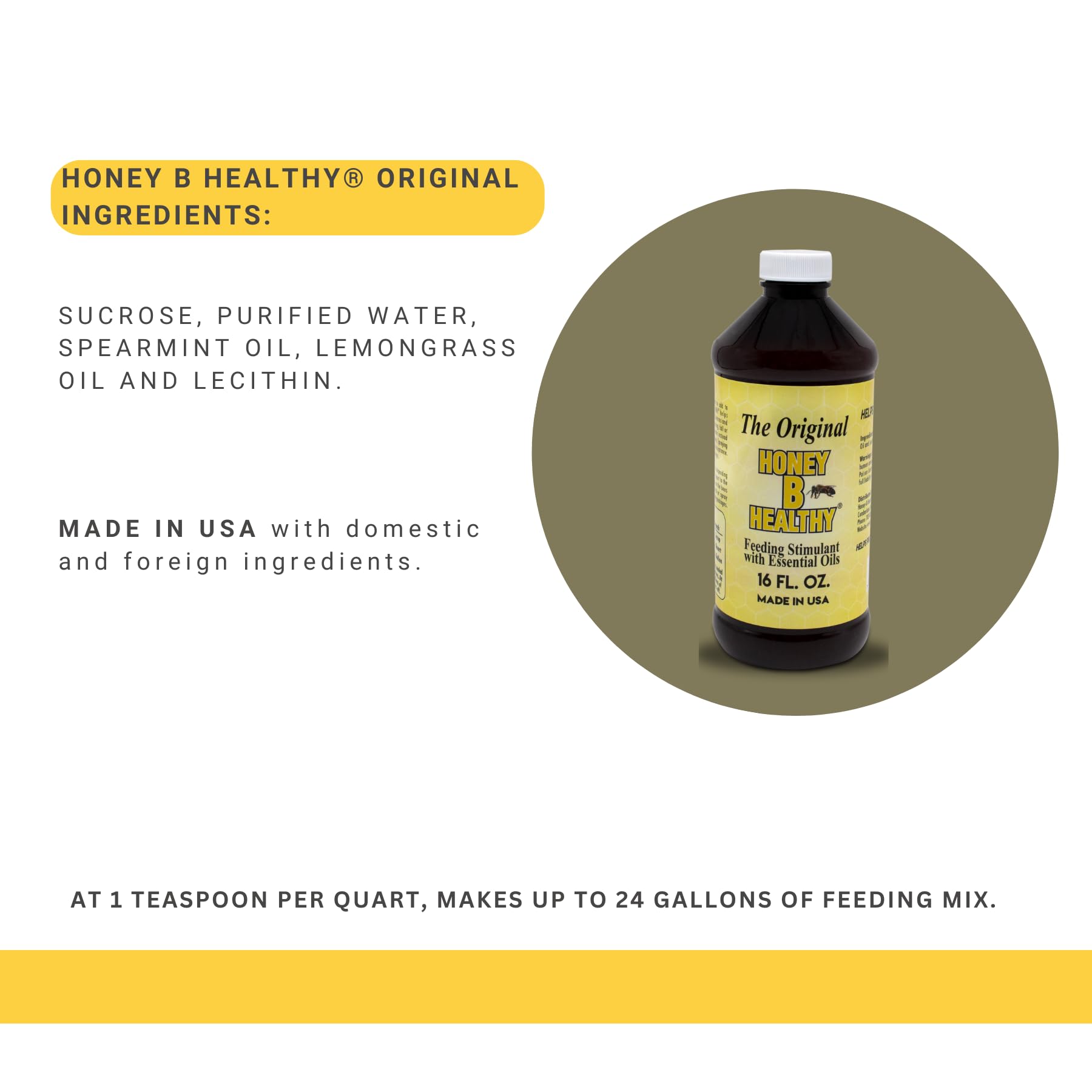 Honey B Healthy feeding stimulant liquid spray application