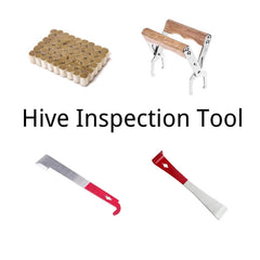 Honey Lake uncapping fork and frame holder grip