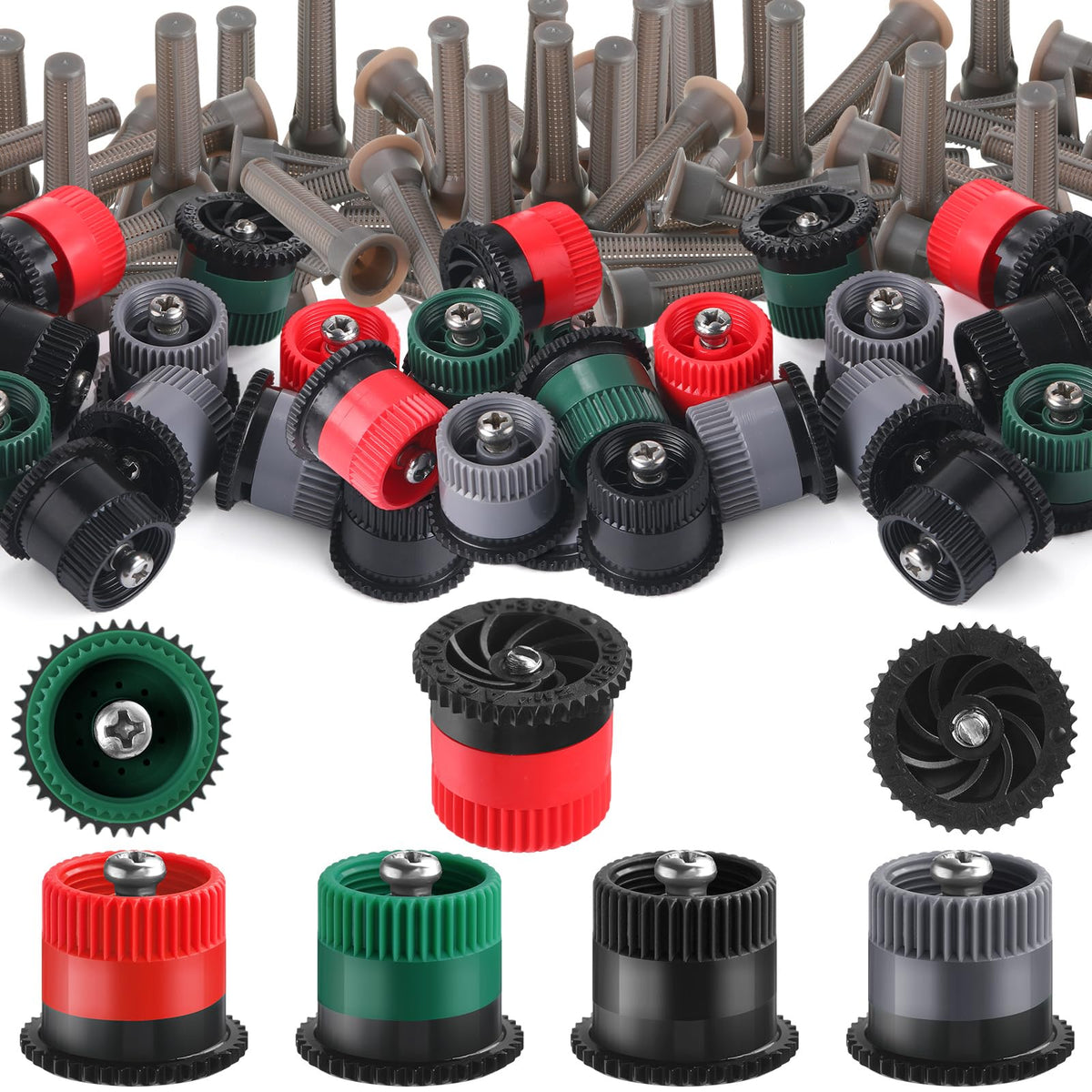Honoson 16 Pcs Sprinkler Heads Replacement, front view