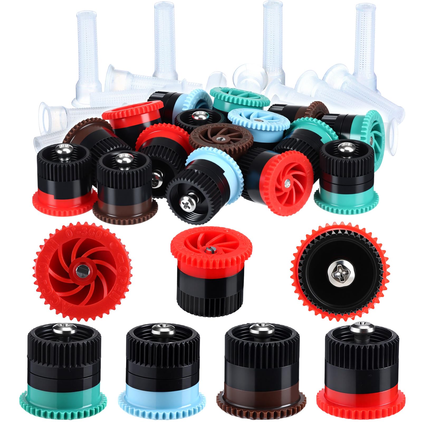 Honoson 16 Pcs Sprinkler Heads Replacement set in multiple colours