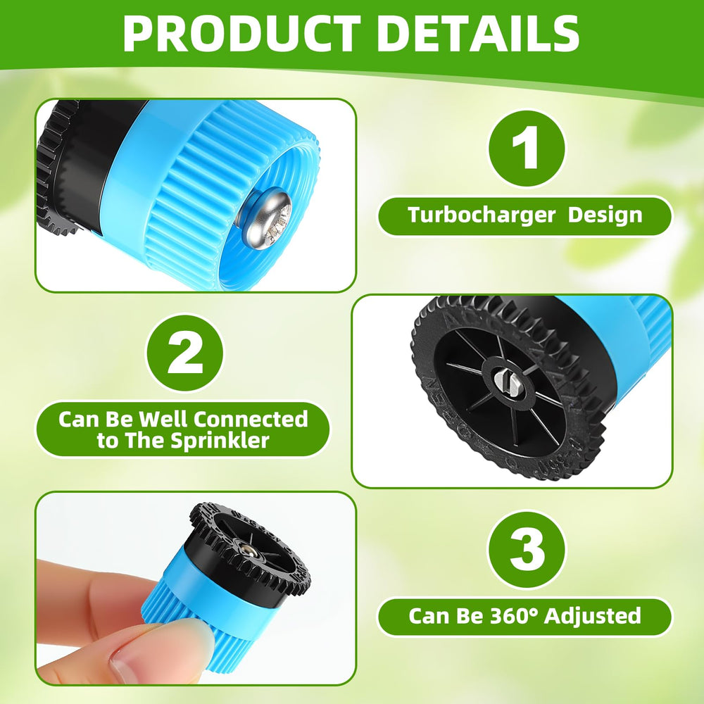 Honoson 8 VAN sprinkler head installed in garden