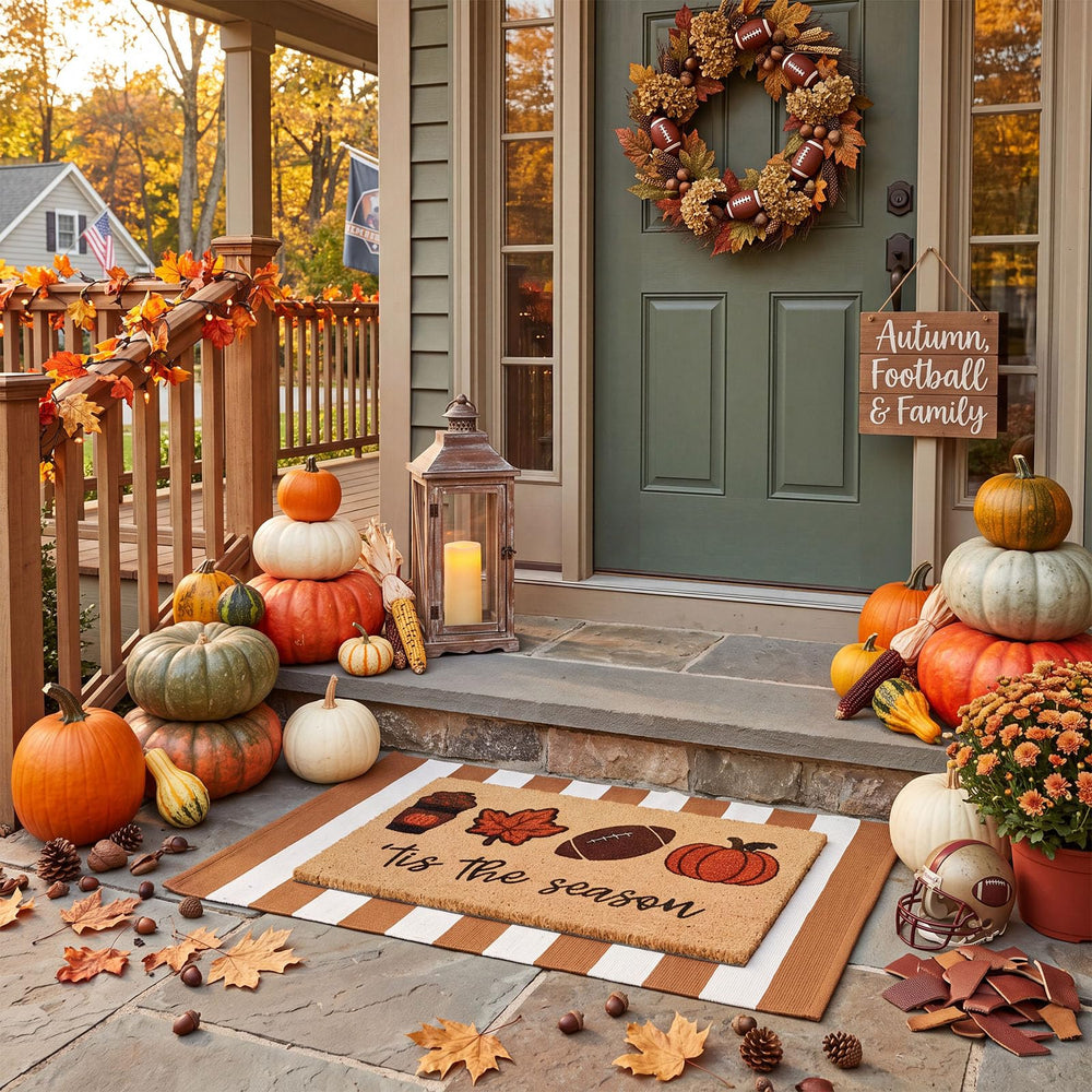 Honoson doormat set displayed at a front door