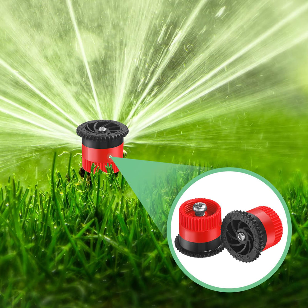 Honoson Sprinkler Head in Black, showing adjustable feature