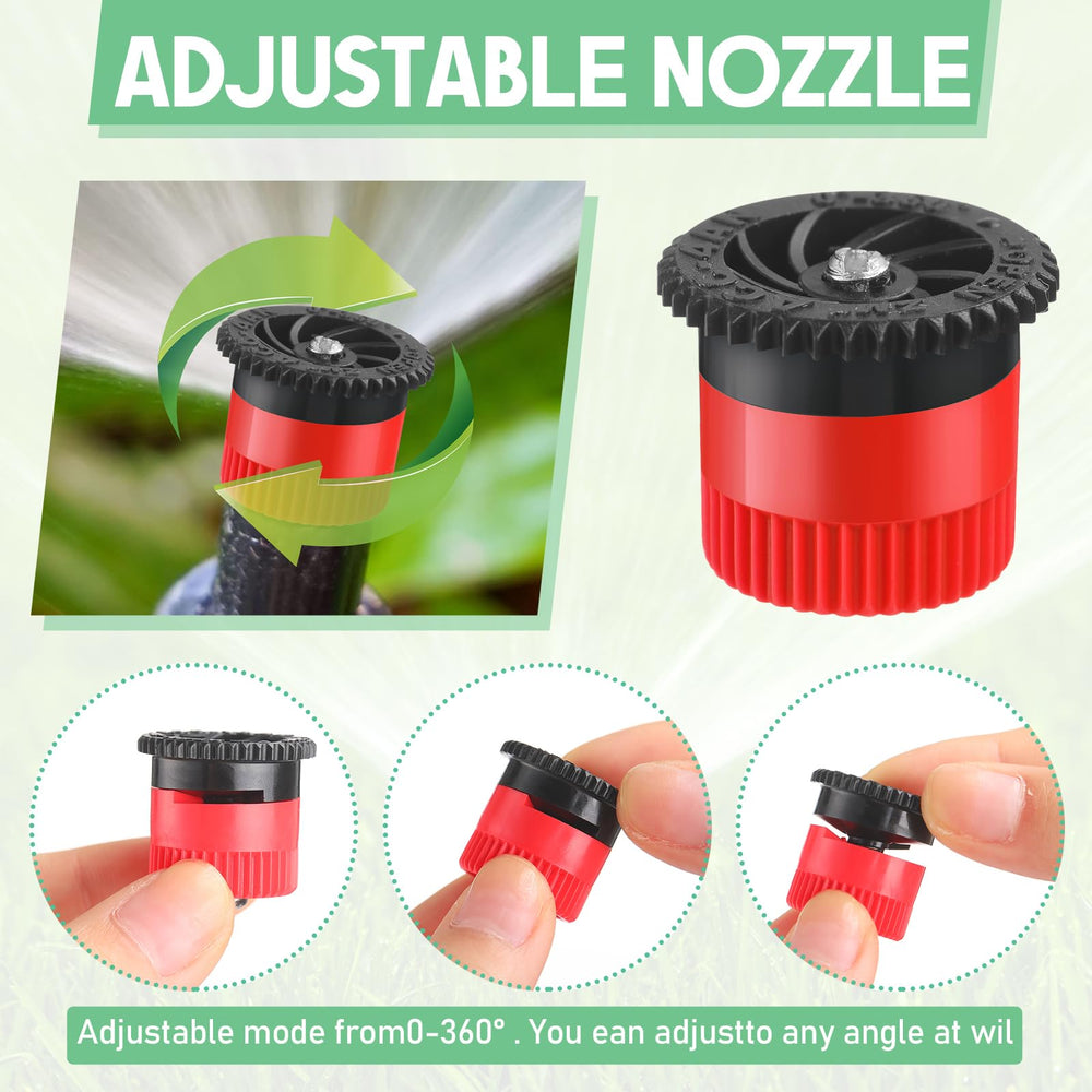 Honoson Sprinkler Head in Red, top view