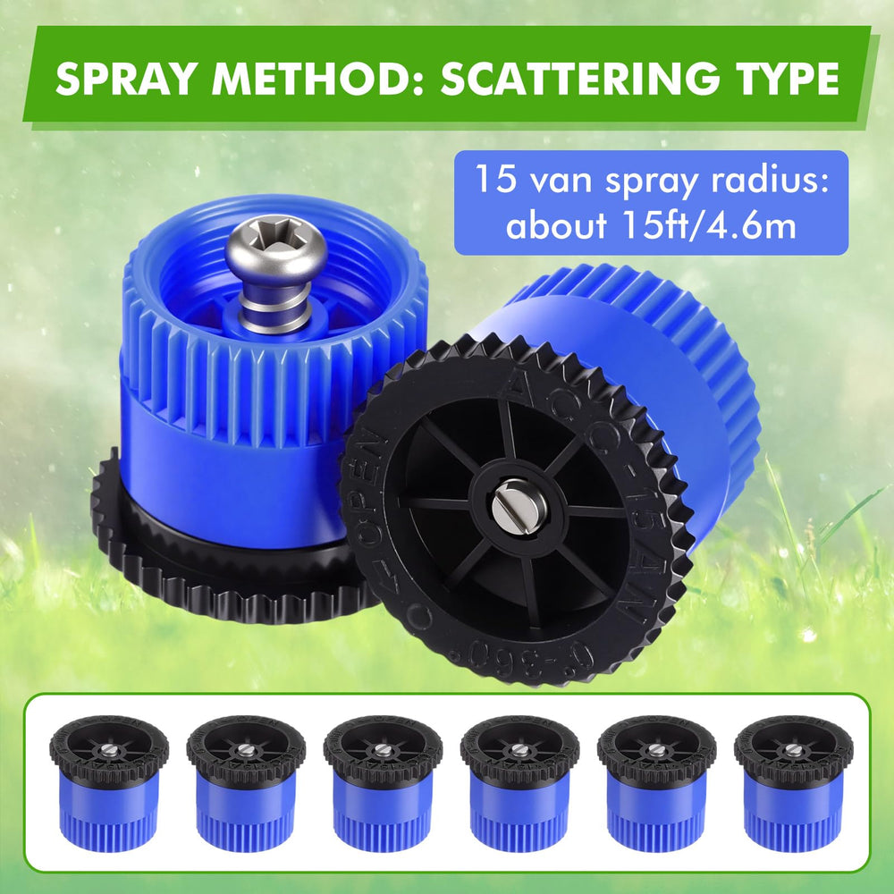 Honoson Sprinkler Head side view showing spray pattern