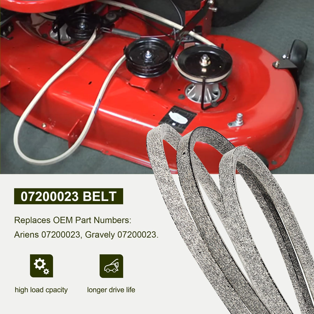 Honoyam 07200023 Mower Deck Belt 52 inch close-up