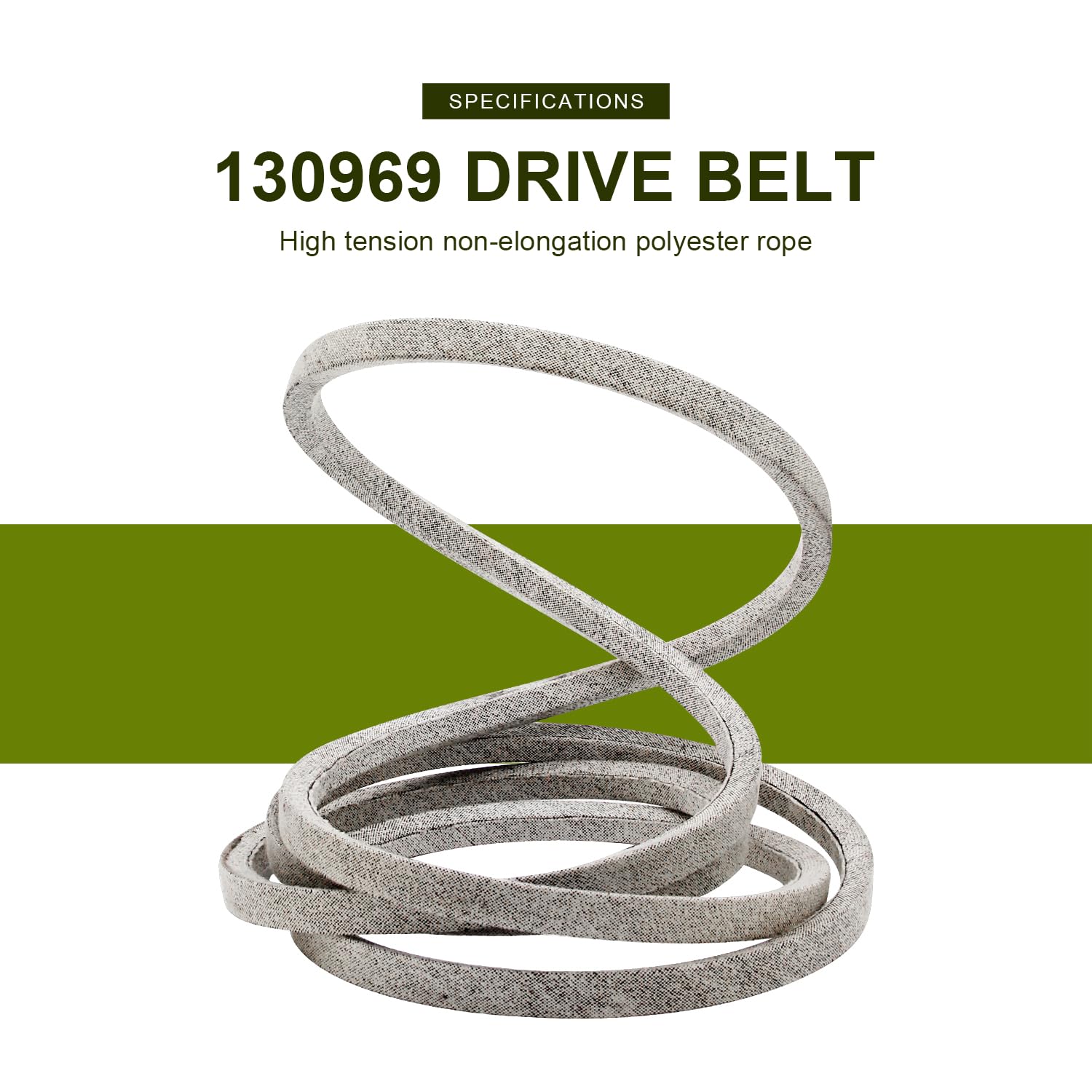 Honoyam Deck Drive Belt packaging with specifications