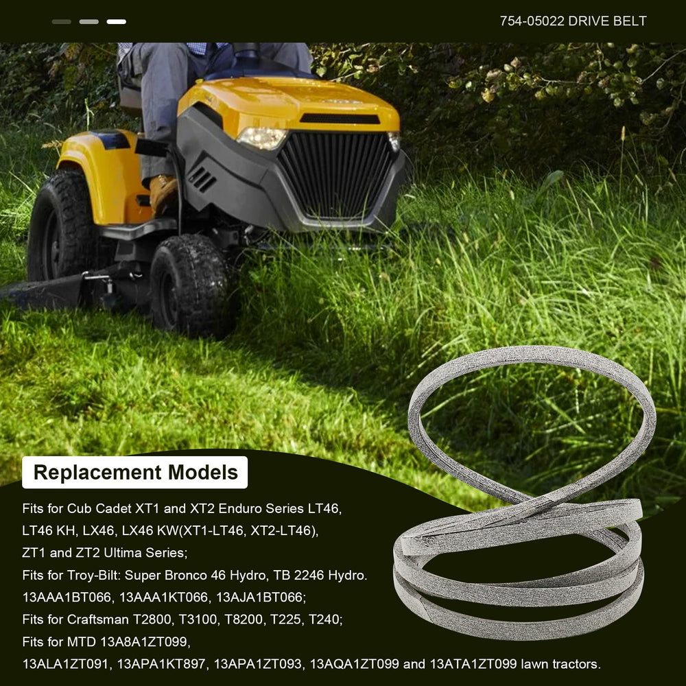 Honoyam lawn mower belt comparison with original part