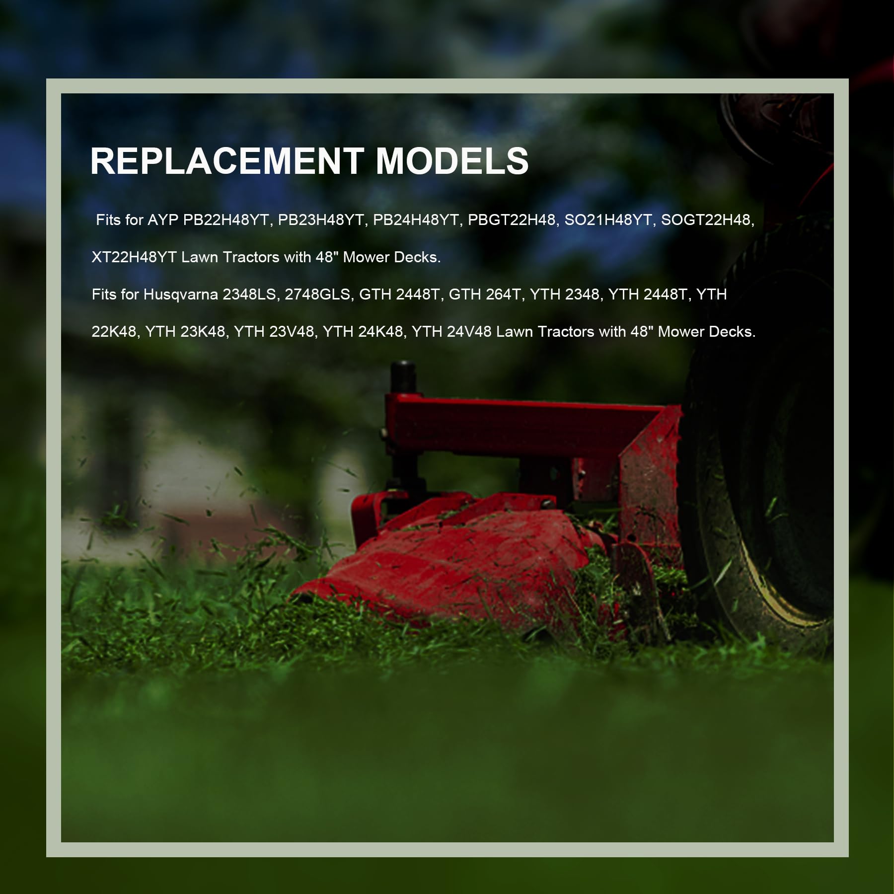 Honoyam mower belt dimensions measured on a flat surface