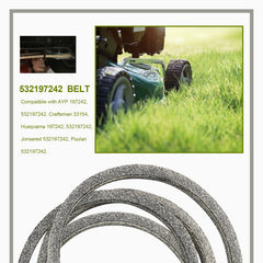 Honoyam mower deck belt packaging showcasing brand and model number