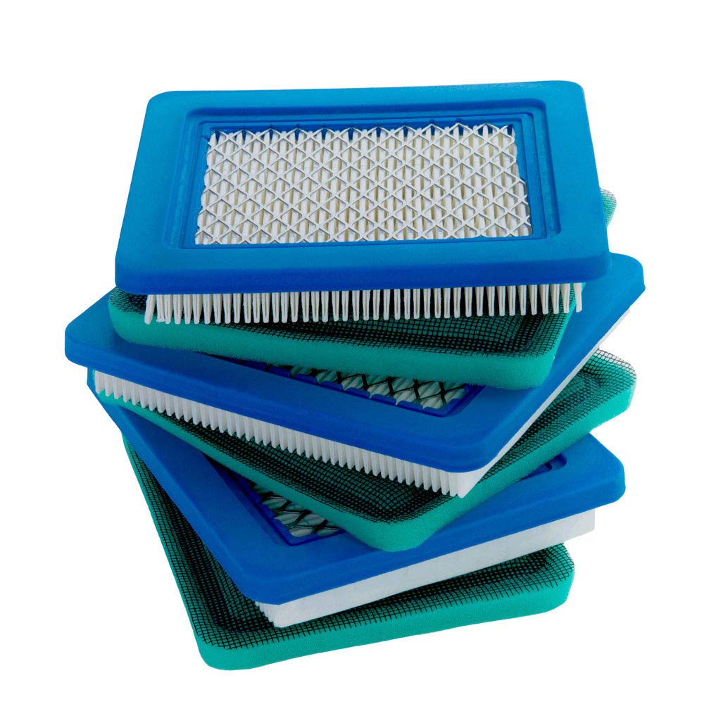 HOODELL 3 Pack Air Filter front view with pre-filter