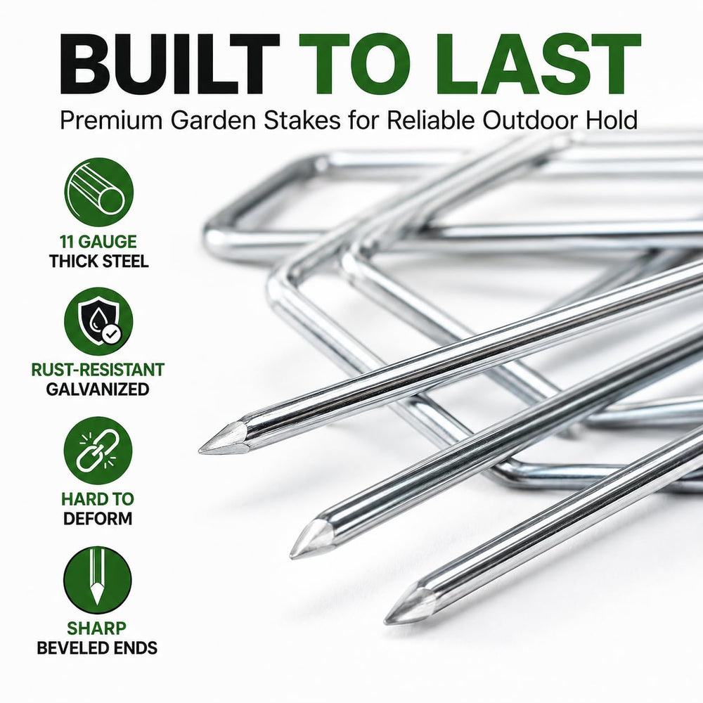 HOOPLE 6-inch garden stakes displayed in packaging