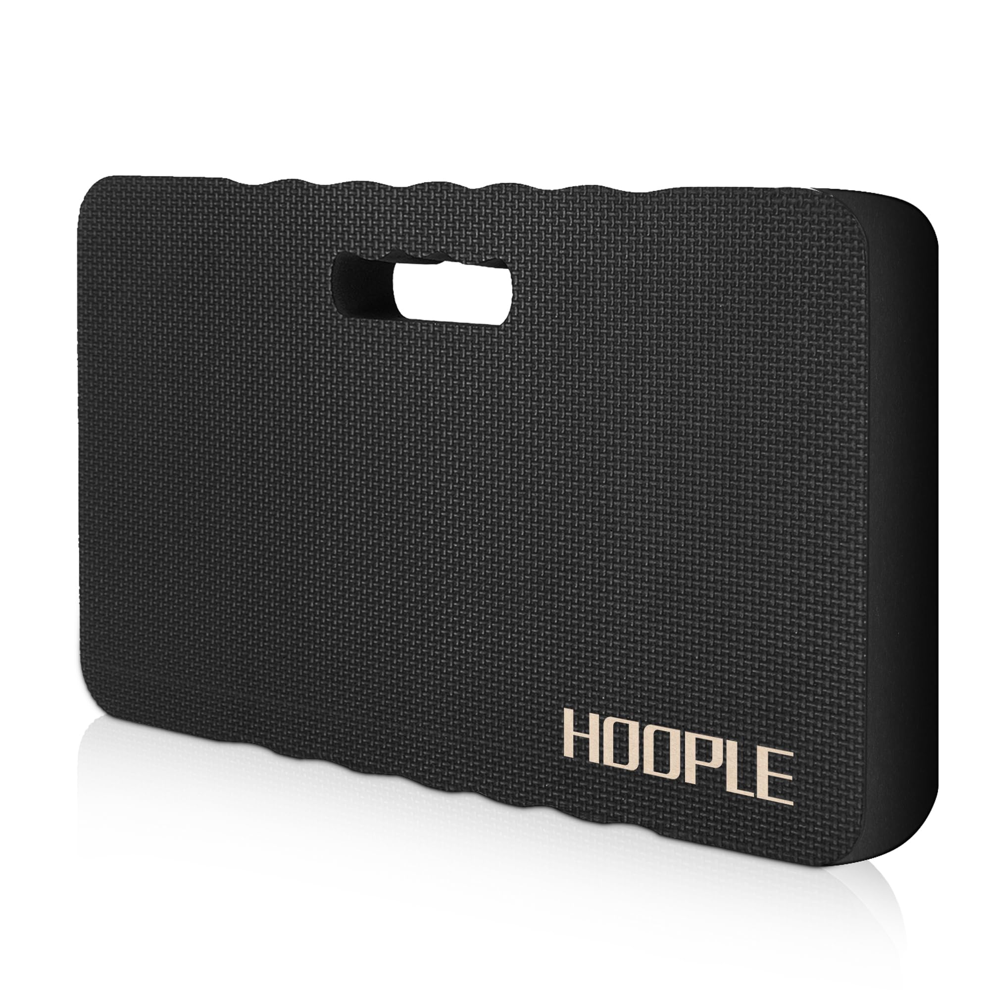 HOOPLE Extra Thick Kneeling Pad Black front view