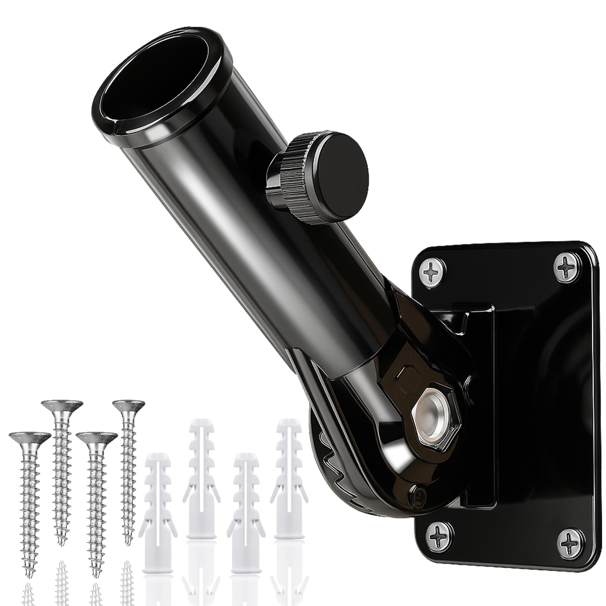 HOOPLE Flag Pole Holder front view with adjustable mount