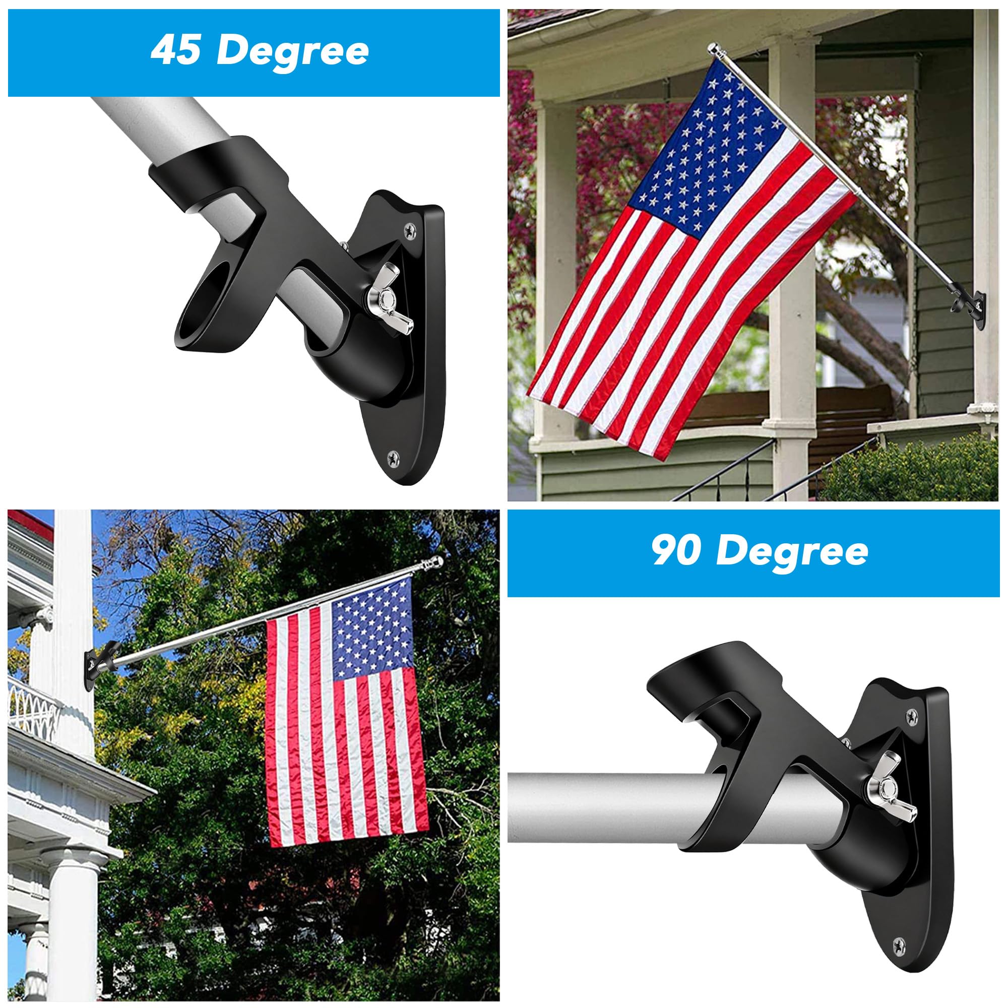 HOOPLE Flag Pole Holder packaging front