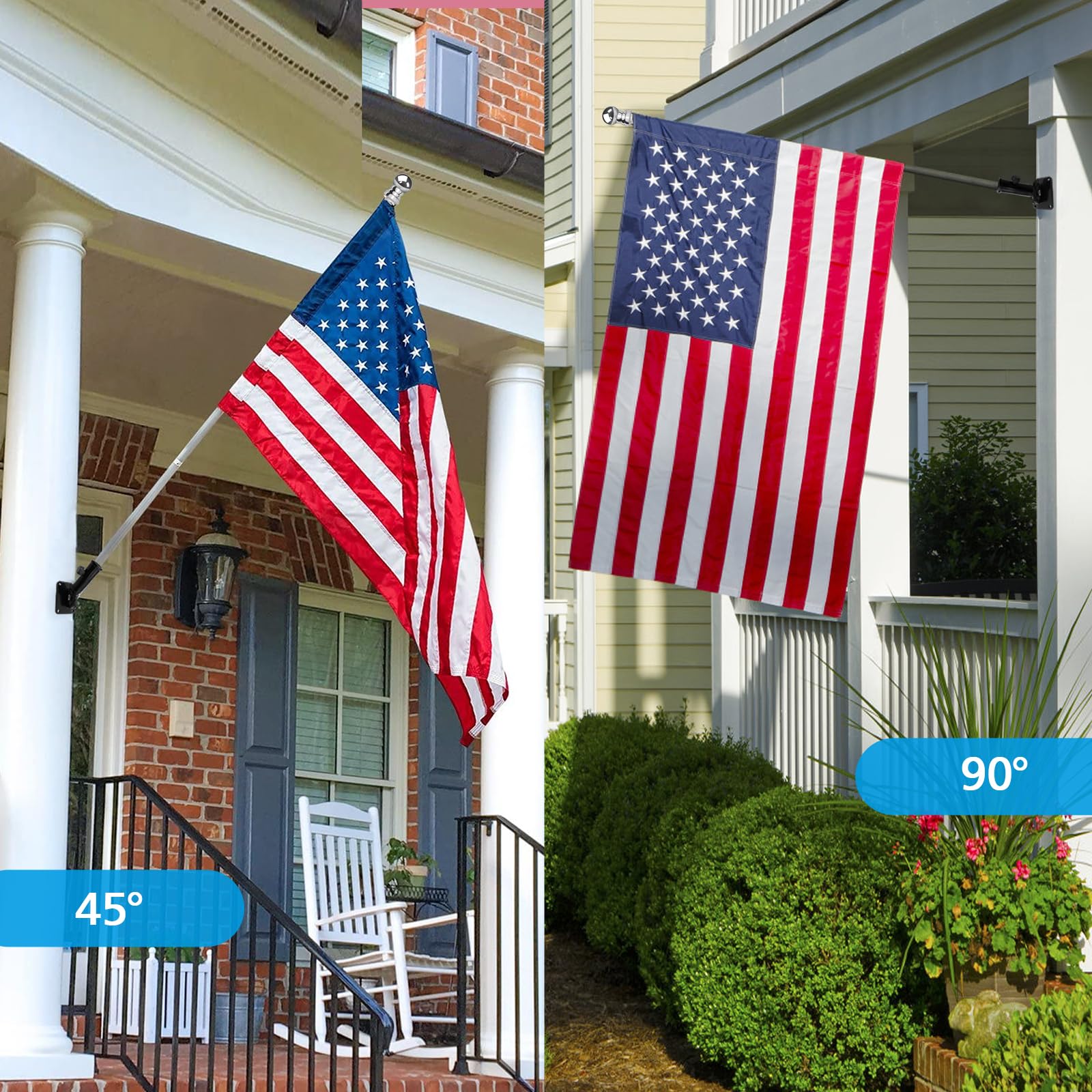 HOOPLE Flag Pole Holder side view