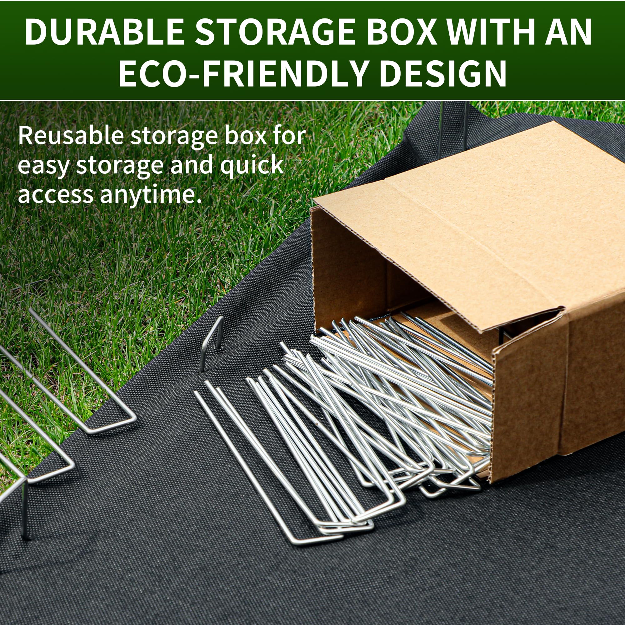 HOOPLE Galvanized Staples demonstrating multi-purpose use