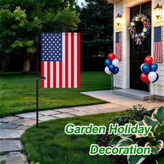 HOOSUN Garden Flag Stand with Tiger Prevent Wind Clip