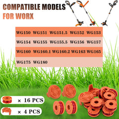 HOOTO WA0010 String Trimmer Spool Line 10ft spool close-up
