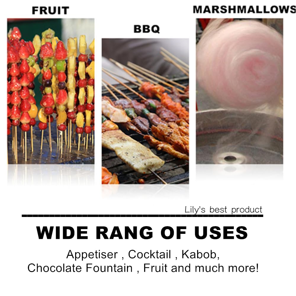 HOPELF bamboo skewers used for fruit kabobs