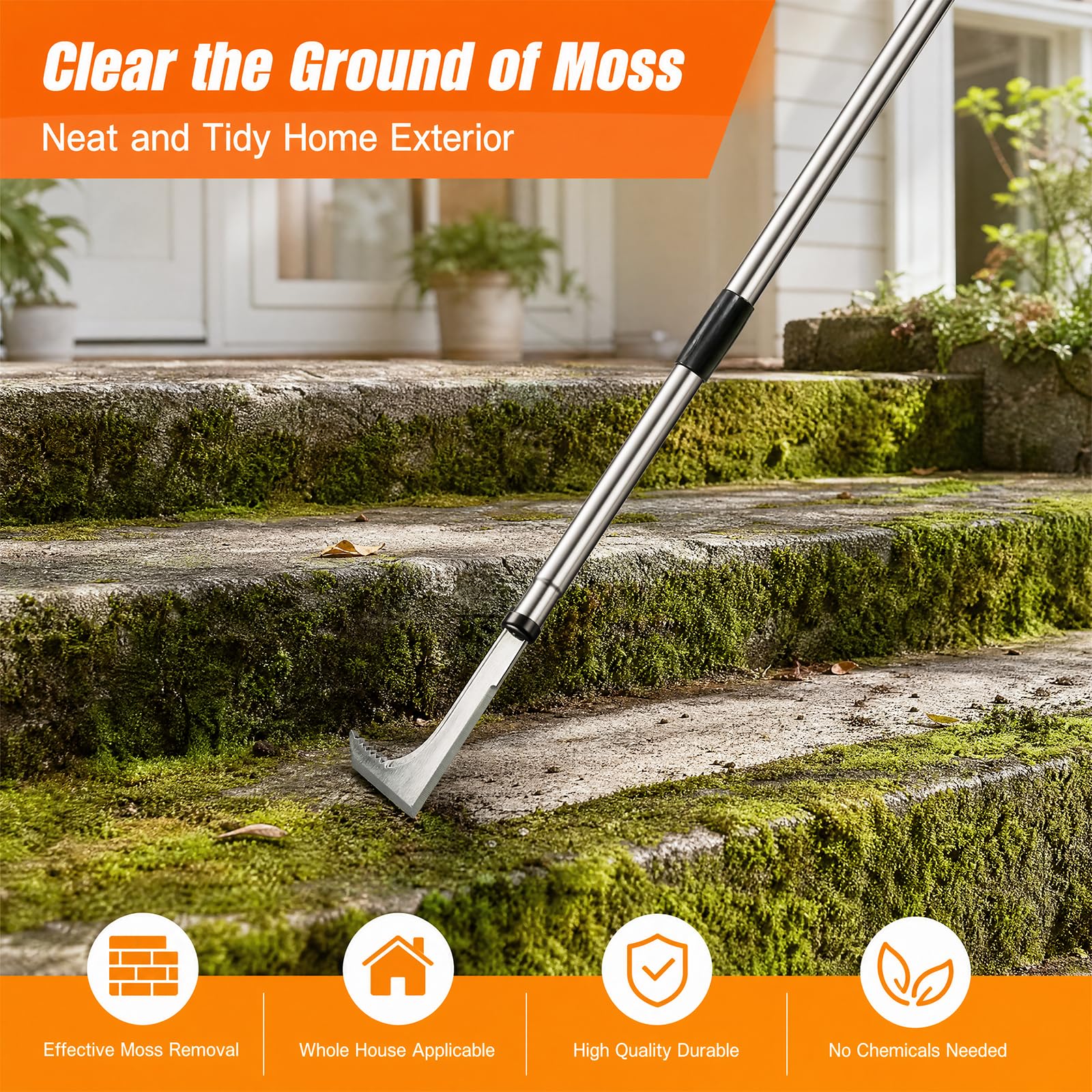 HORM Crack Weeder displayed on a patio