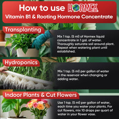 Hormex Liquid Rooting Hormone 8 oz packaging details