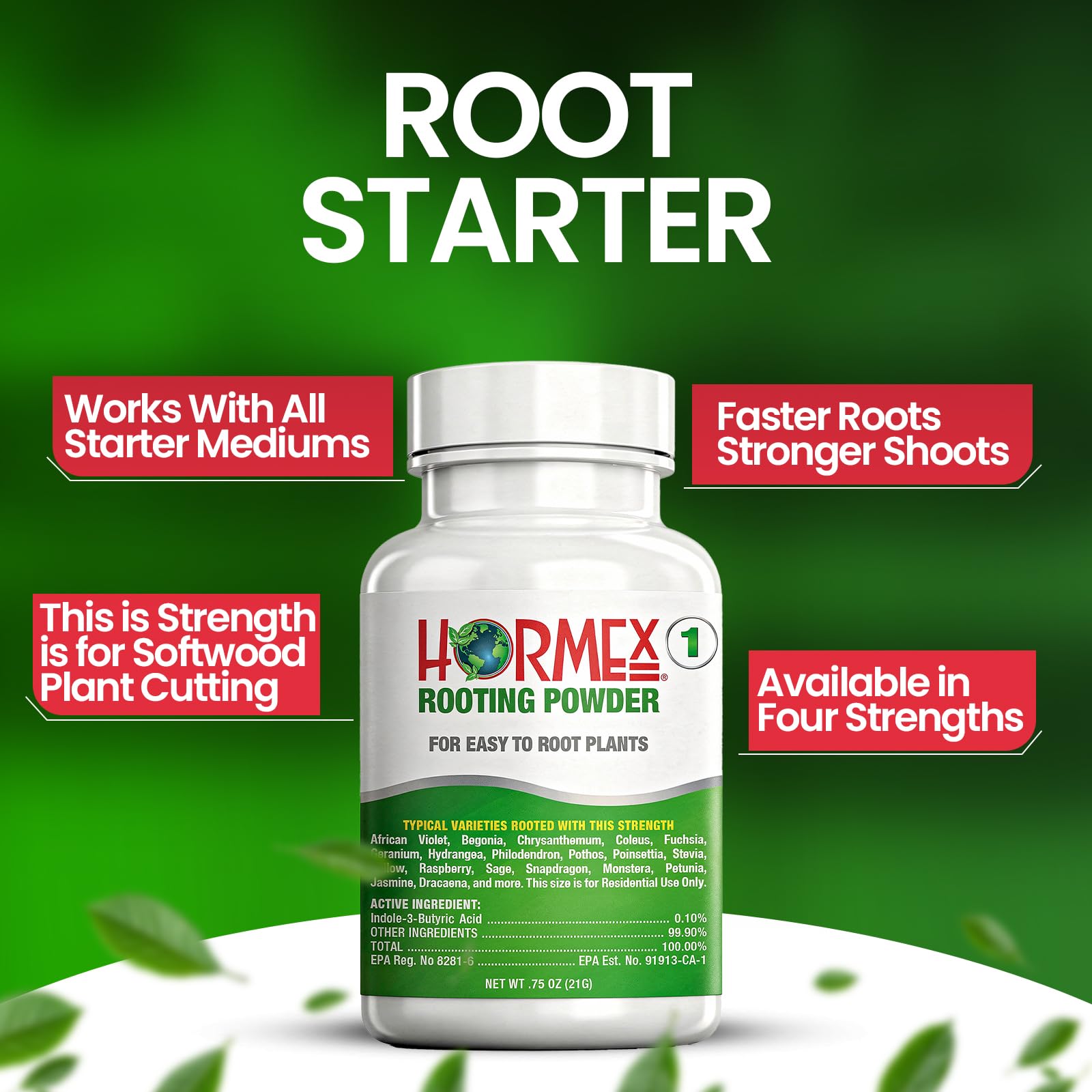 Hormex Rooting Powder #1 ingredients list