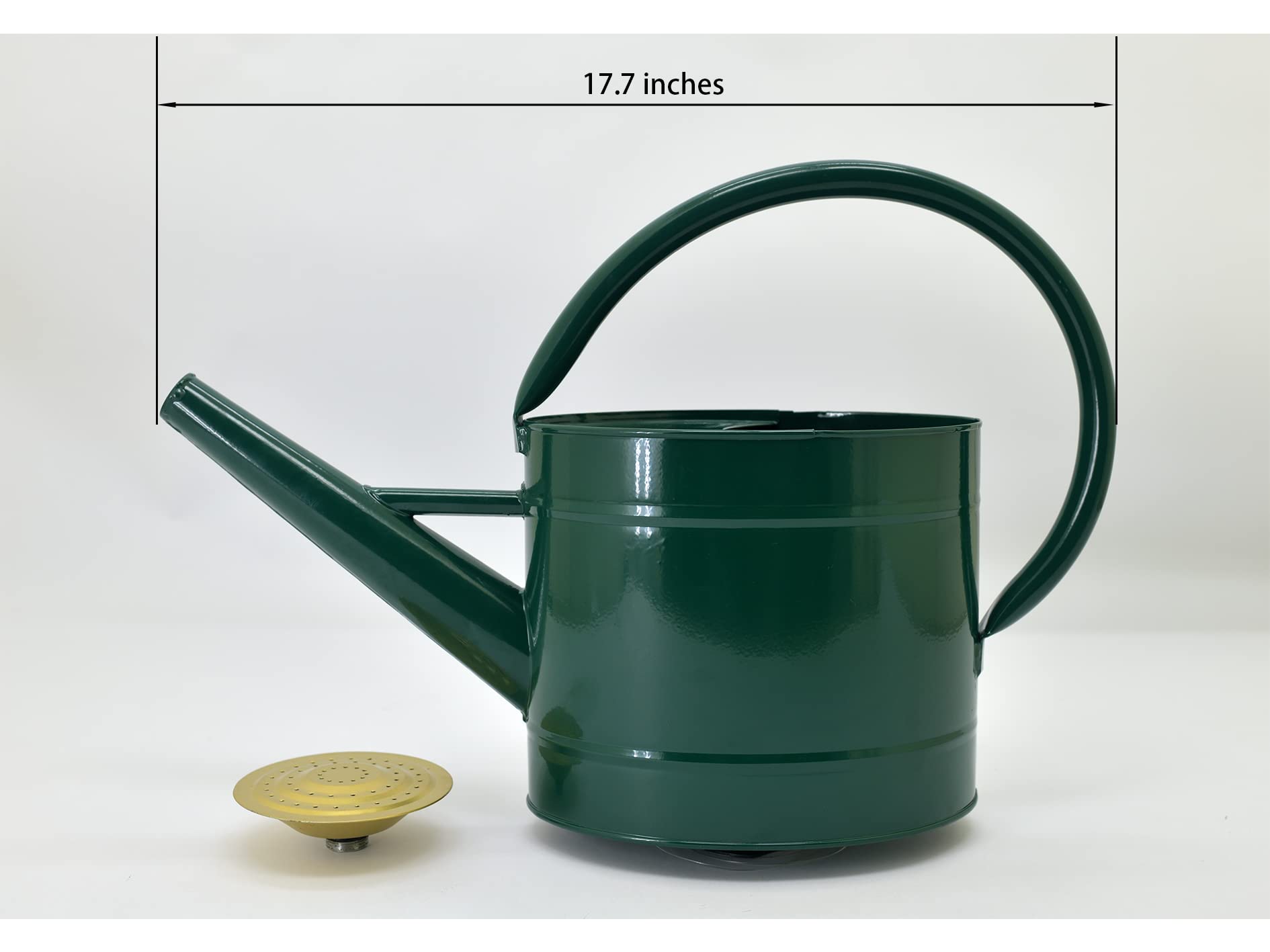 HORTICAN watering can in use watering patio flowers