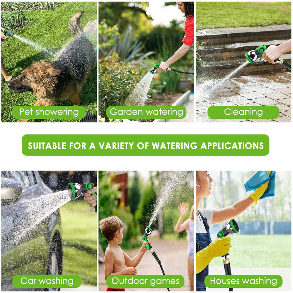 HORTICORA hose in use watering a garden