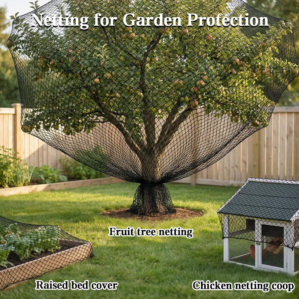 HORTIFAN Bird Netting 50 zip ties included