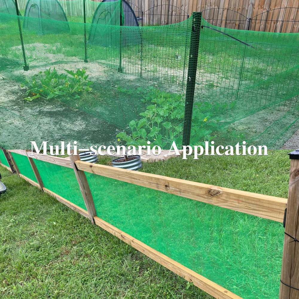 HORTIFAN Garden Fencing rolled up for storage