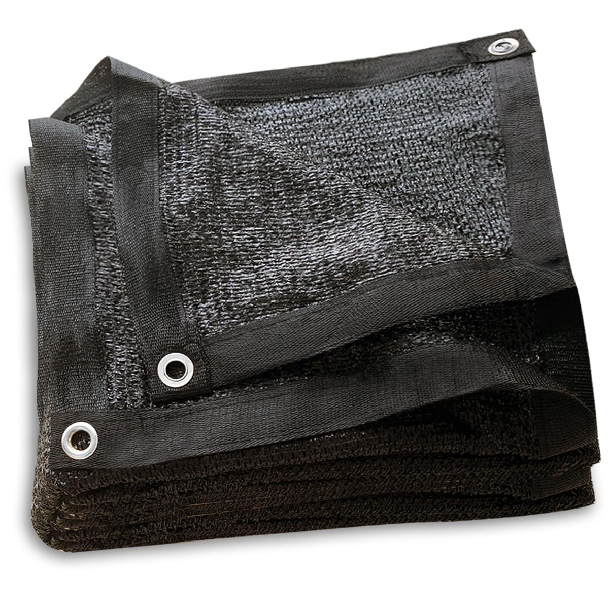 HORTIFAN shade cloth 6.5 x 10 FT black front view