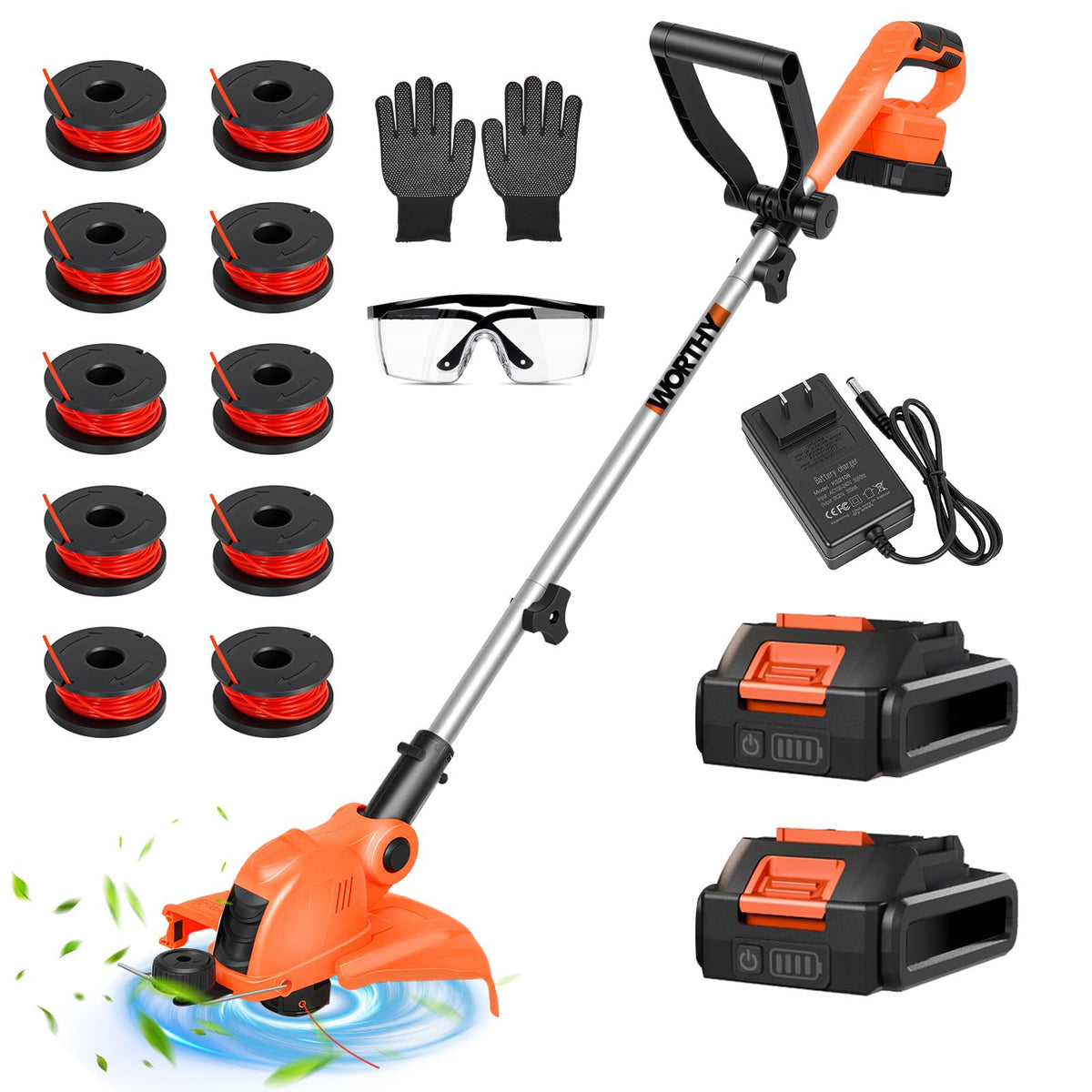 HortiHub Electric Weed Wacker cordless design with battery