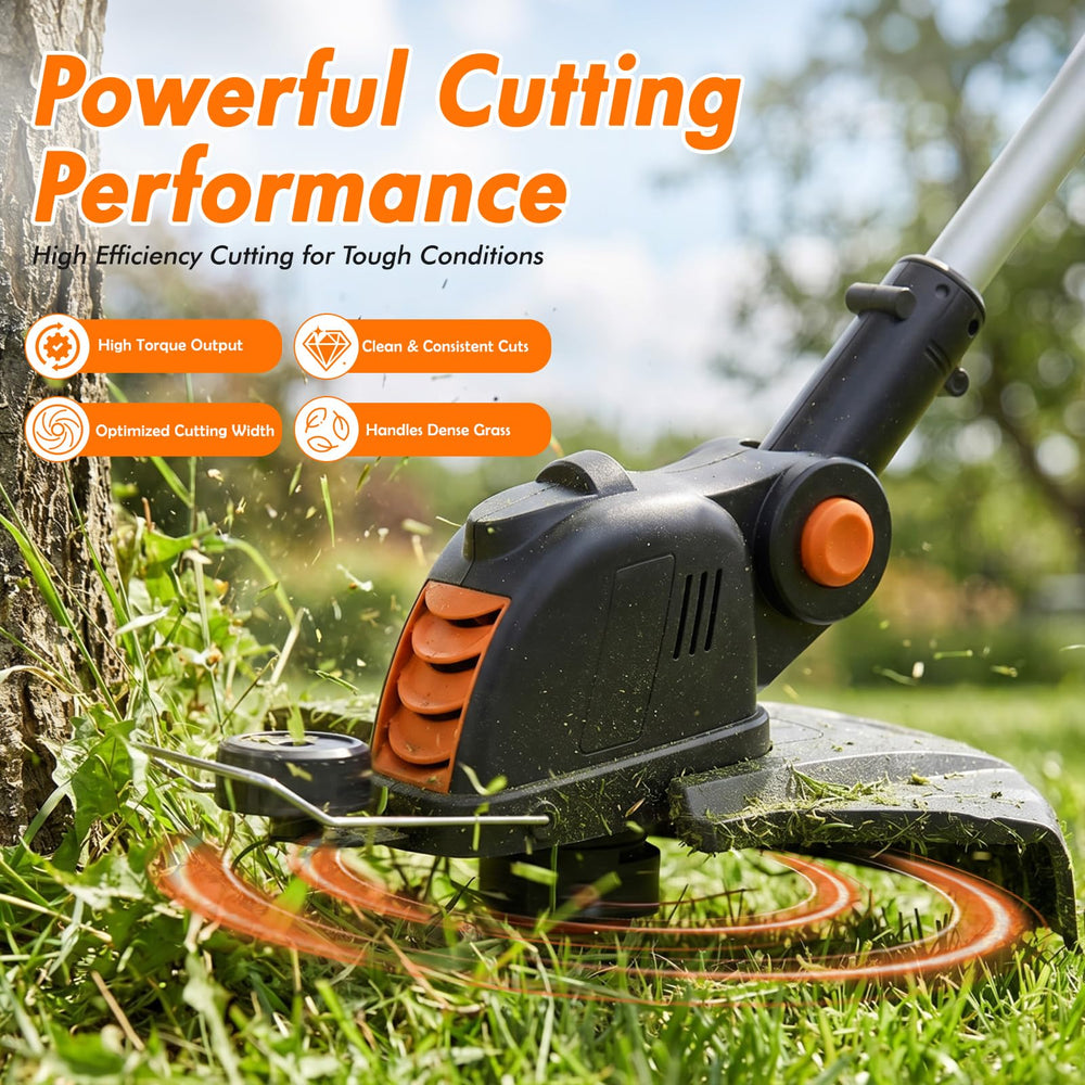 HortiHub Electric Weed Wacker with battery and charger