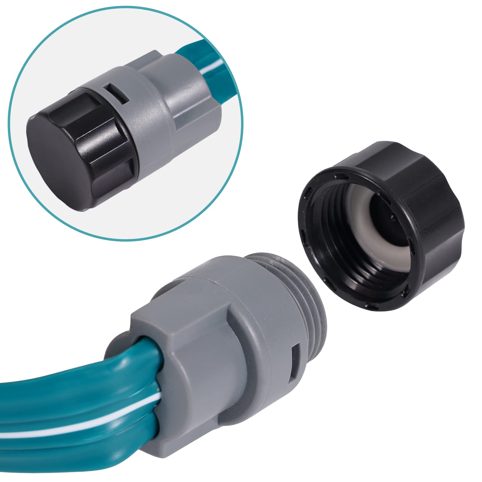 Hose stakes included with LINEX Sprinkler Soaker Hose