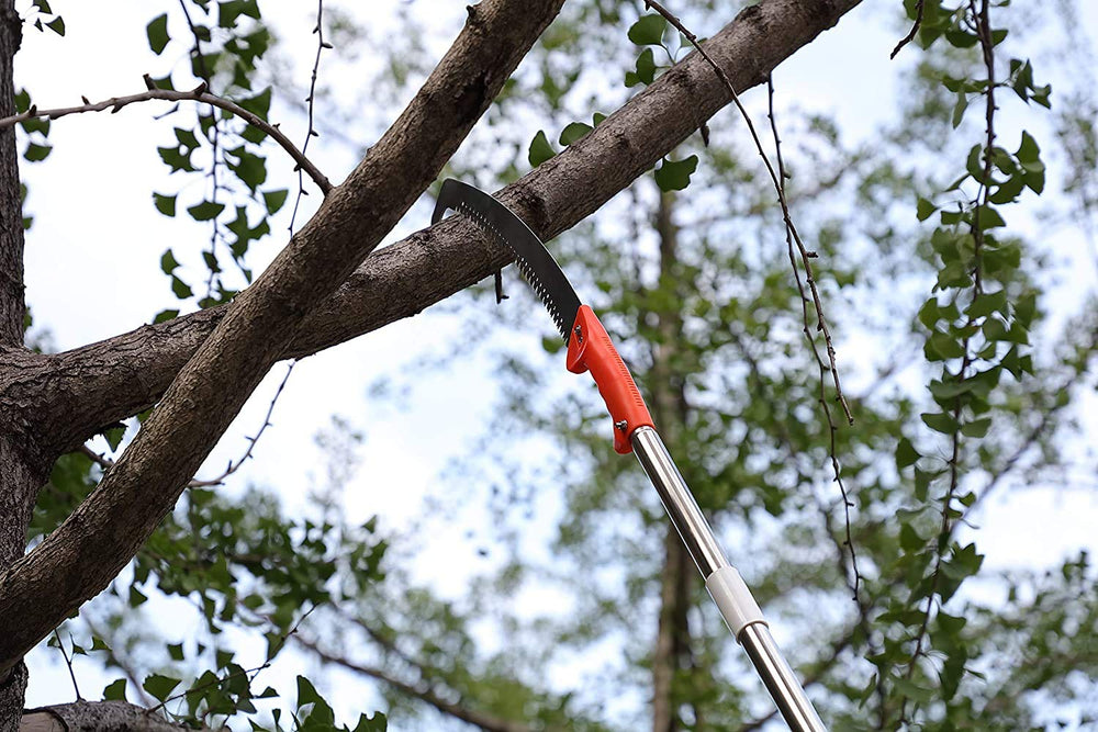 HOSKO pole saw components including pole sections and blade