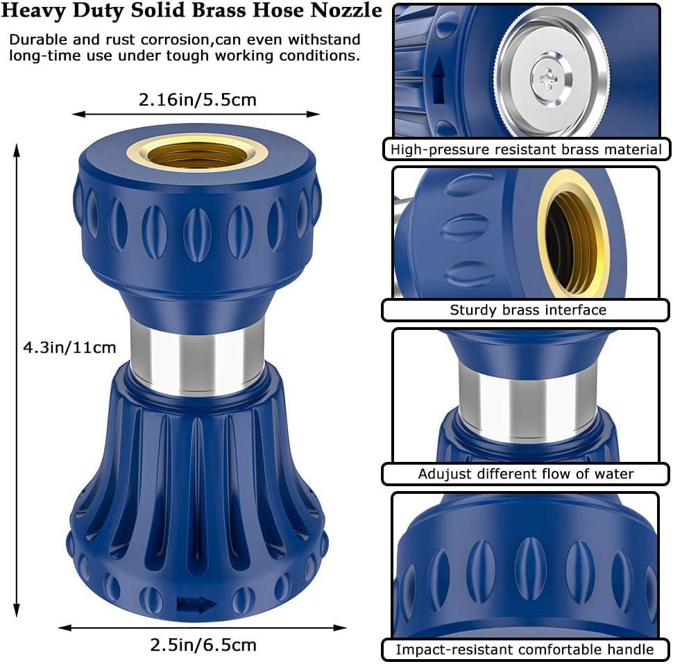HOSUN Garden Hose Nozzle in use watering plants
