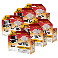HOT SHOT MaxAttrax Ant Bait 8 Count packaging front view