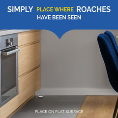 HOT SHOT Ultra Liquid Roach Bait station setup