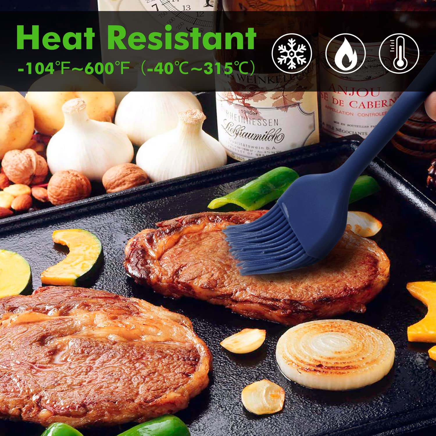 HOTEC Basting Brushes in a kitchen setting