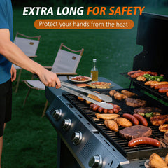 HOTEC tongs ergonomic handle design