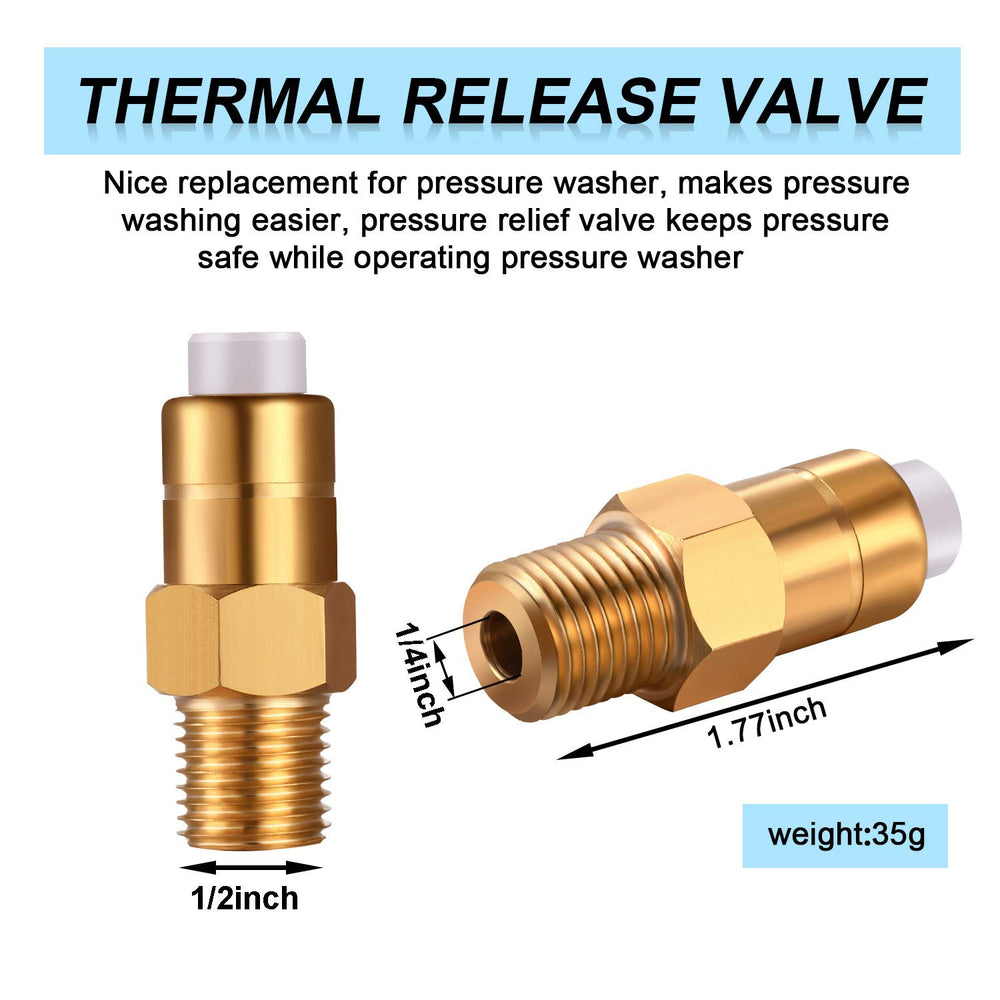 Hotop thermal release valve pack of 2 with packaging