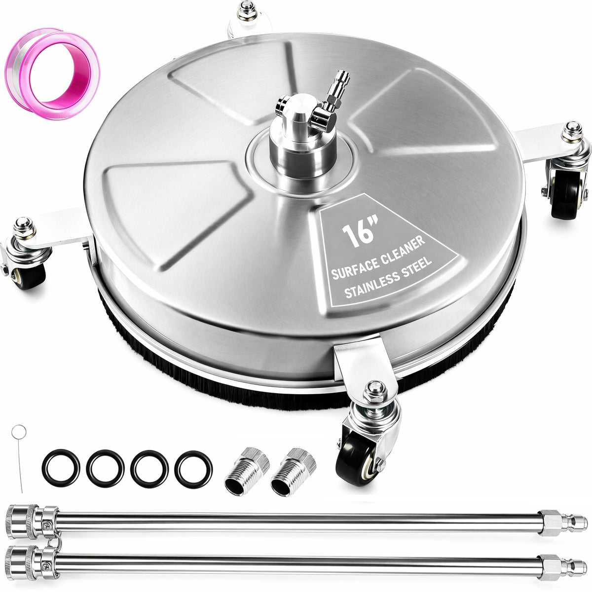 Hourleey 16-inch Pressure Washer Surface Cleaner front view